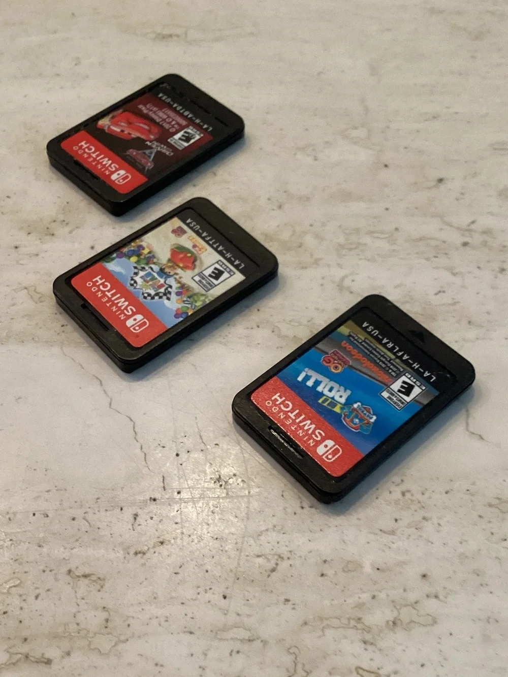 Paw Patrol On A Roll Nintendo Switch Game & Disney Cars & Race With Ryan Lot